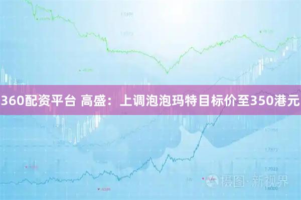 360配资平台 高盛：上调泡泡玛特目标价至350港元